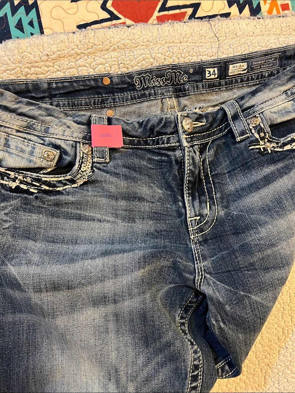 MISS ME MID-Rise Easy cropped Jeans - Picture 12 of 12